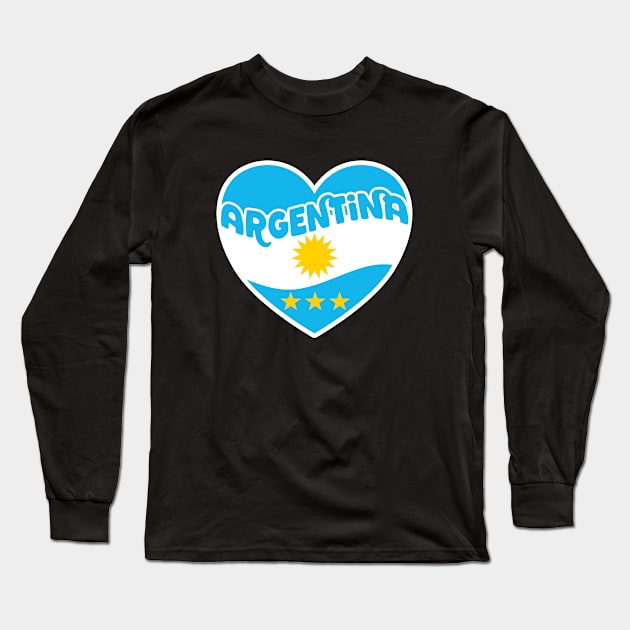 Argentina Long Sleeve T-Shirt by KireiDesign